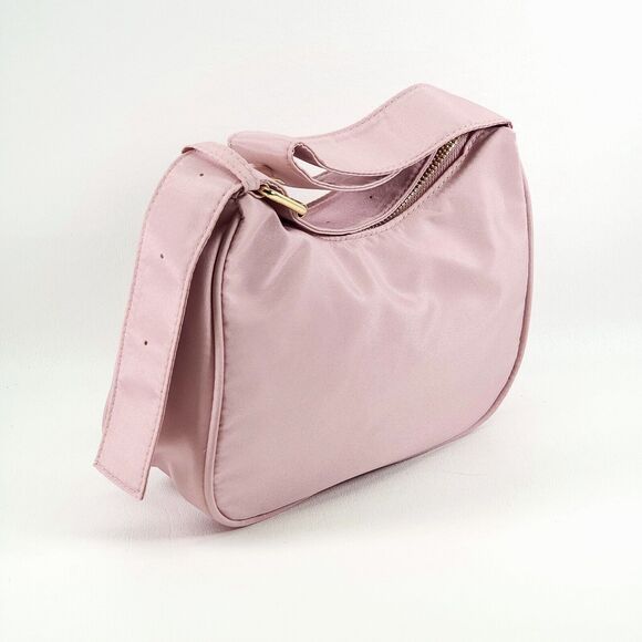 Wild Fable Pink Half Moon Crossbody Bag Women NWT Adjustable Strap Bottle Sleeve - Picture 2 of 10